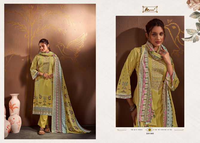 Naira Vol 60 By Kesar Digital Printed Cotton Dress Material Wholesalers In Delhi
